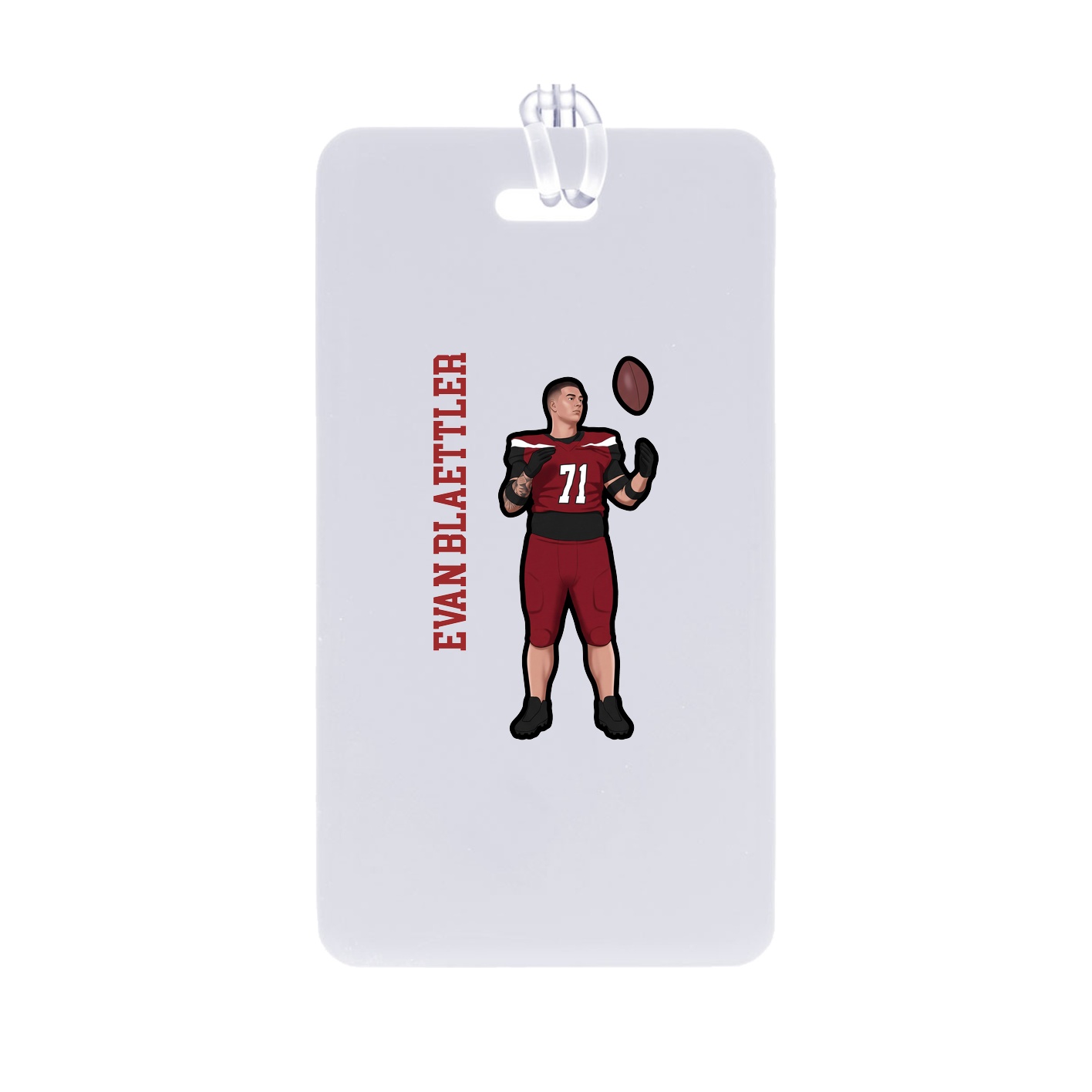 Bag Tag — Name Vertical in Classic