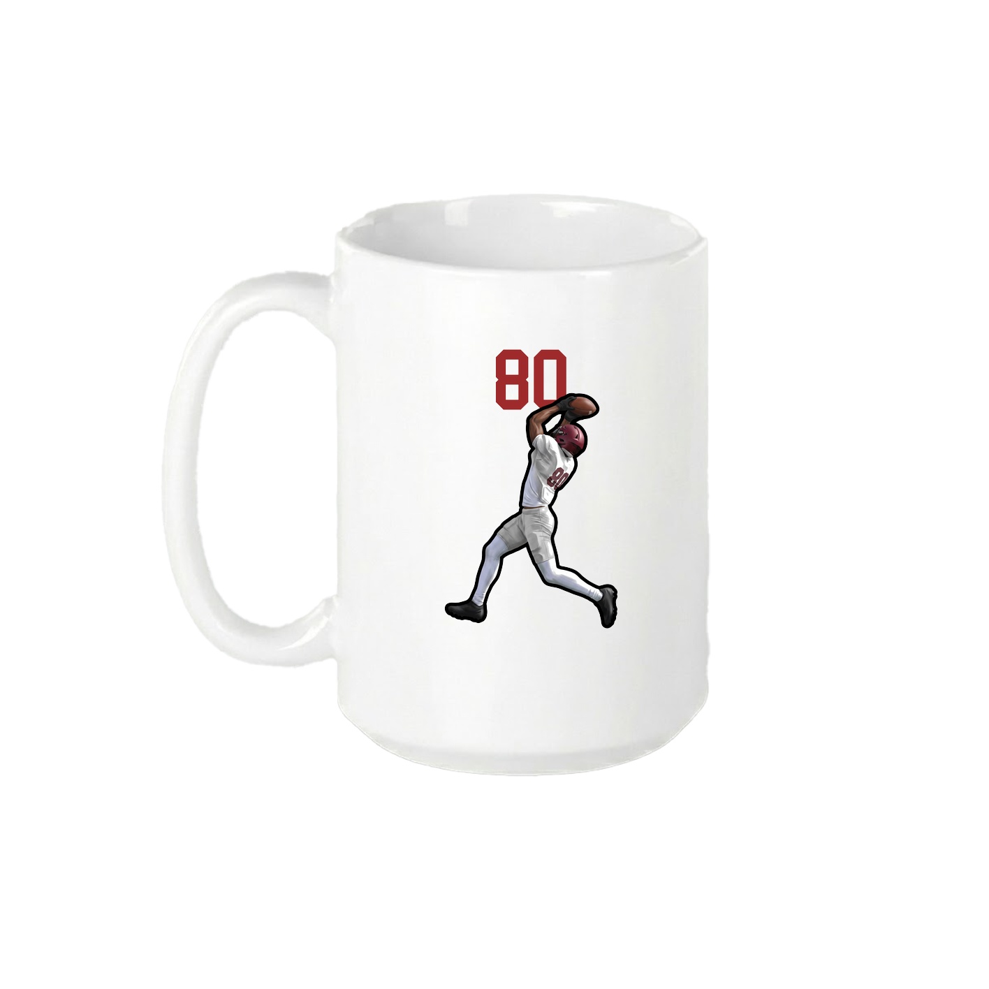 15oz Coffee Mug — Number Top in White