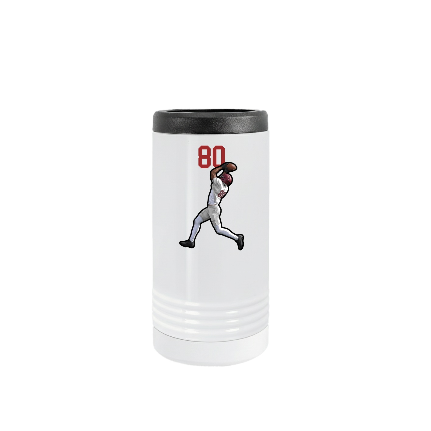 Slim Beverage Holder — Number Top in White