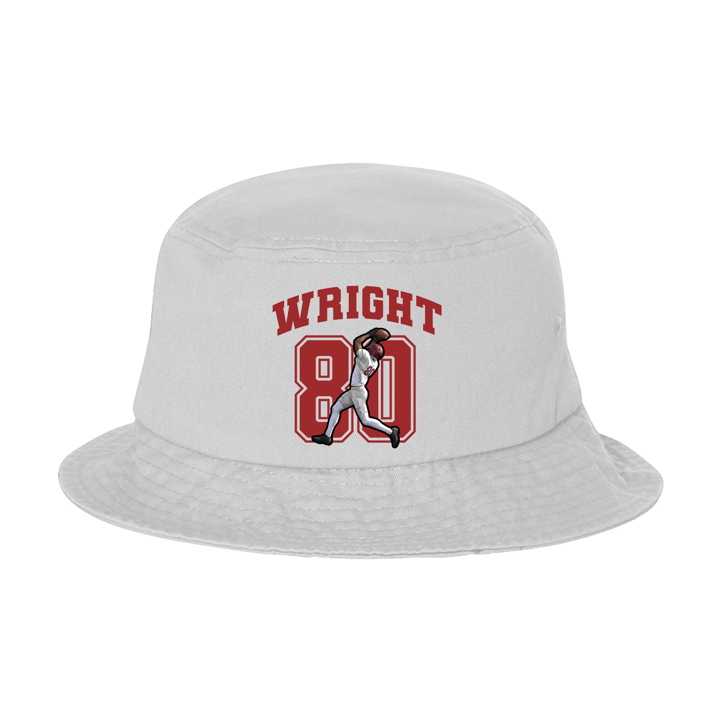Bucket Cap — Number in White