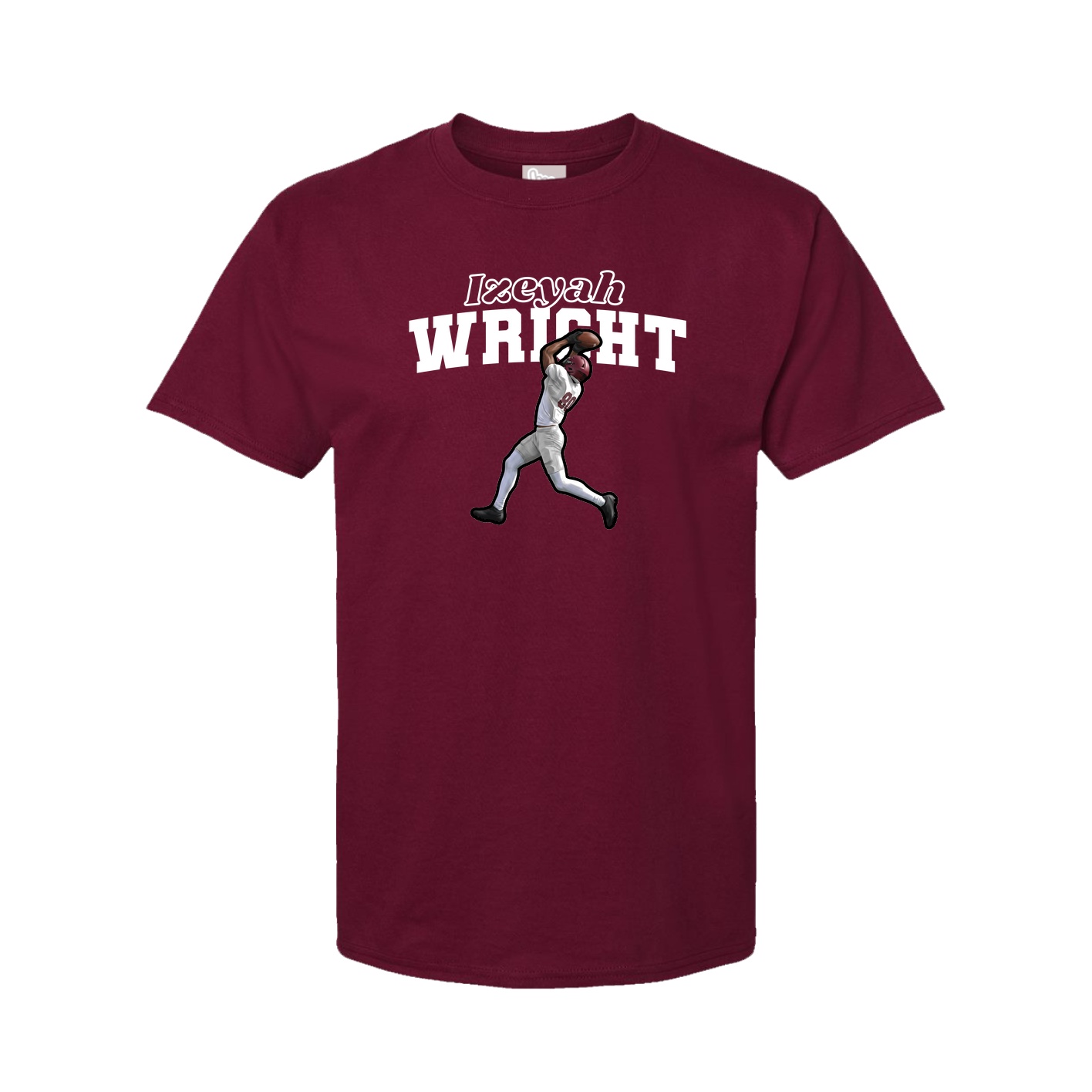 Youth Tee — Name Arch in Cardinal
