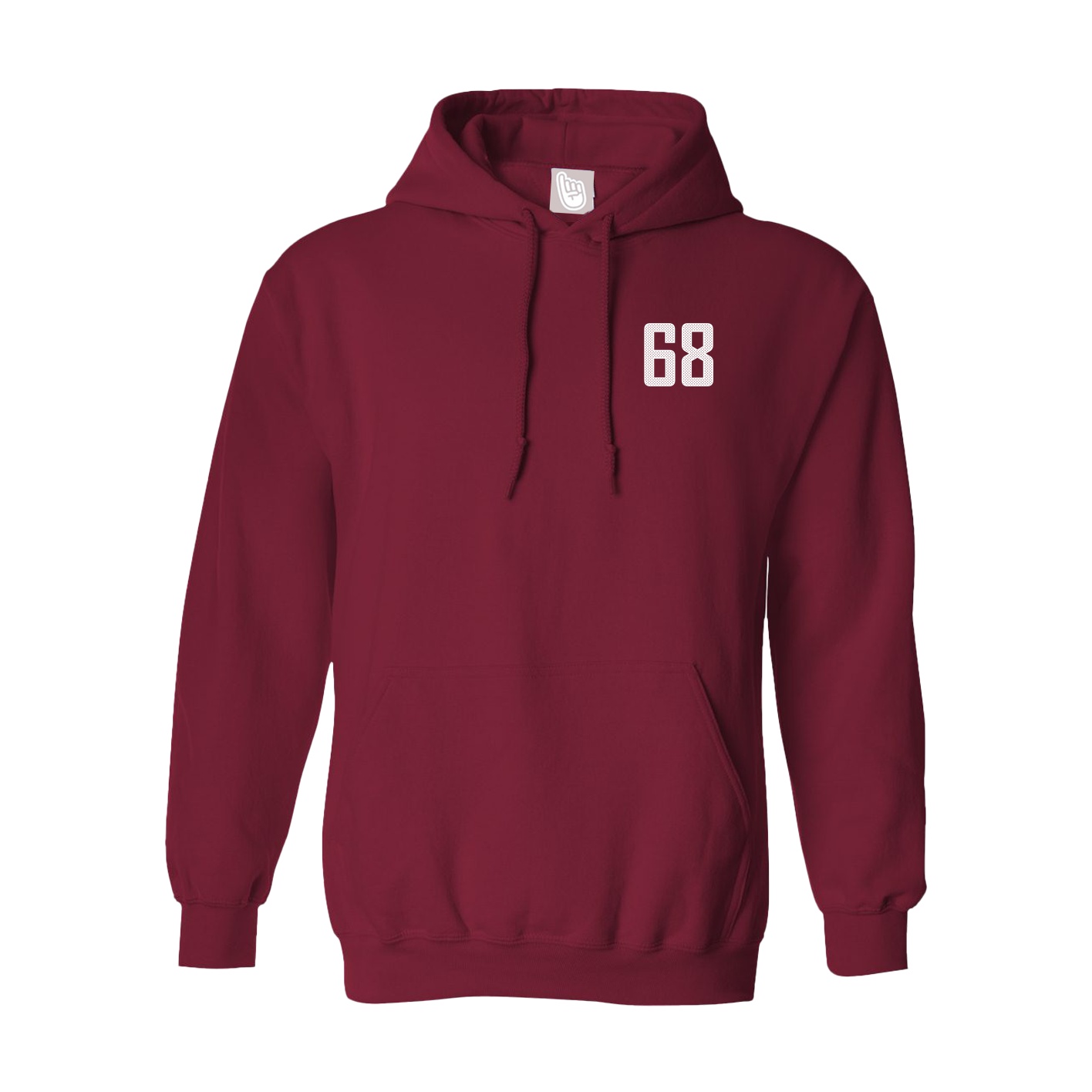Hoodie — Front Shirsy in Cardinal