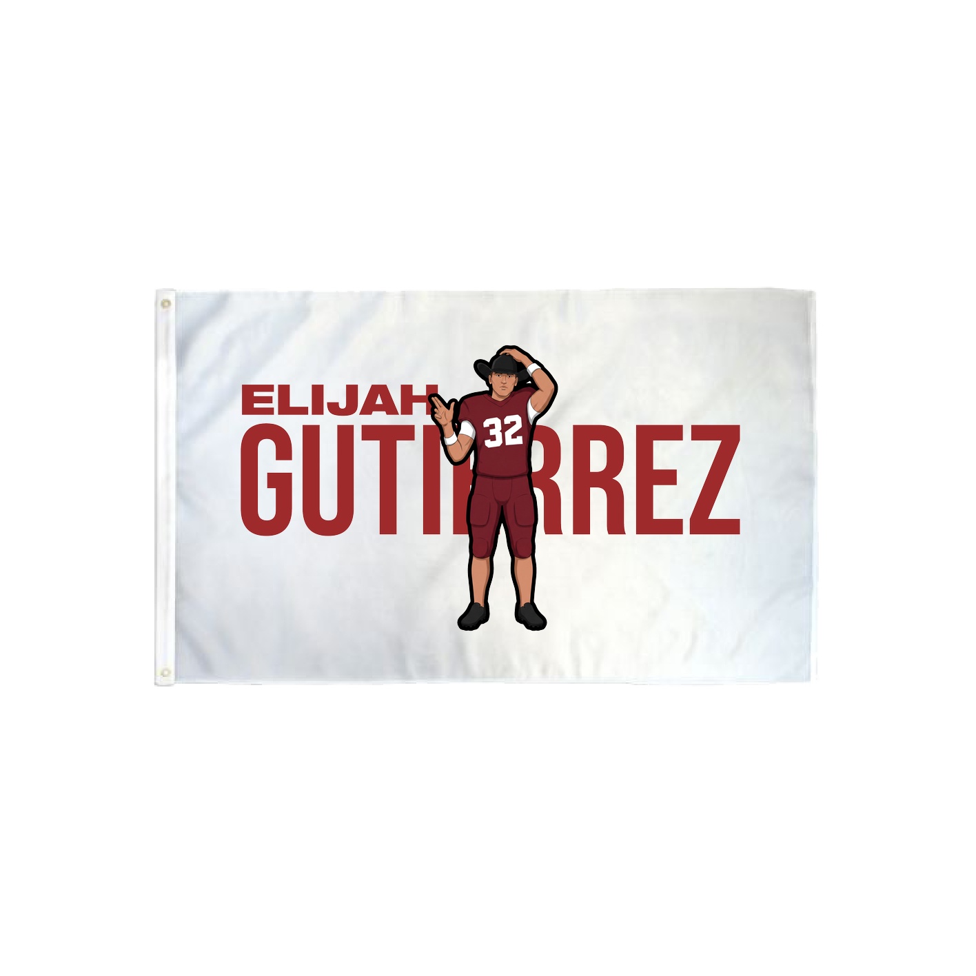 3x5 Flag — Player Name in Classic