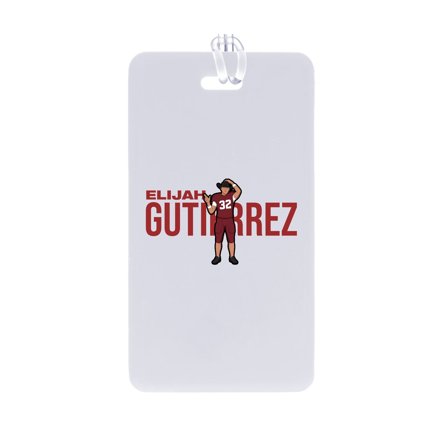 Bag Tag — Player Name in Classic