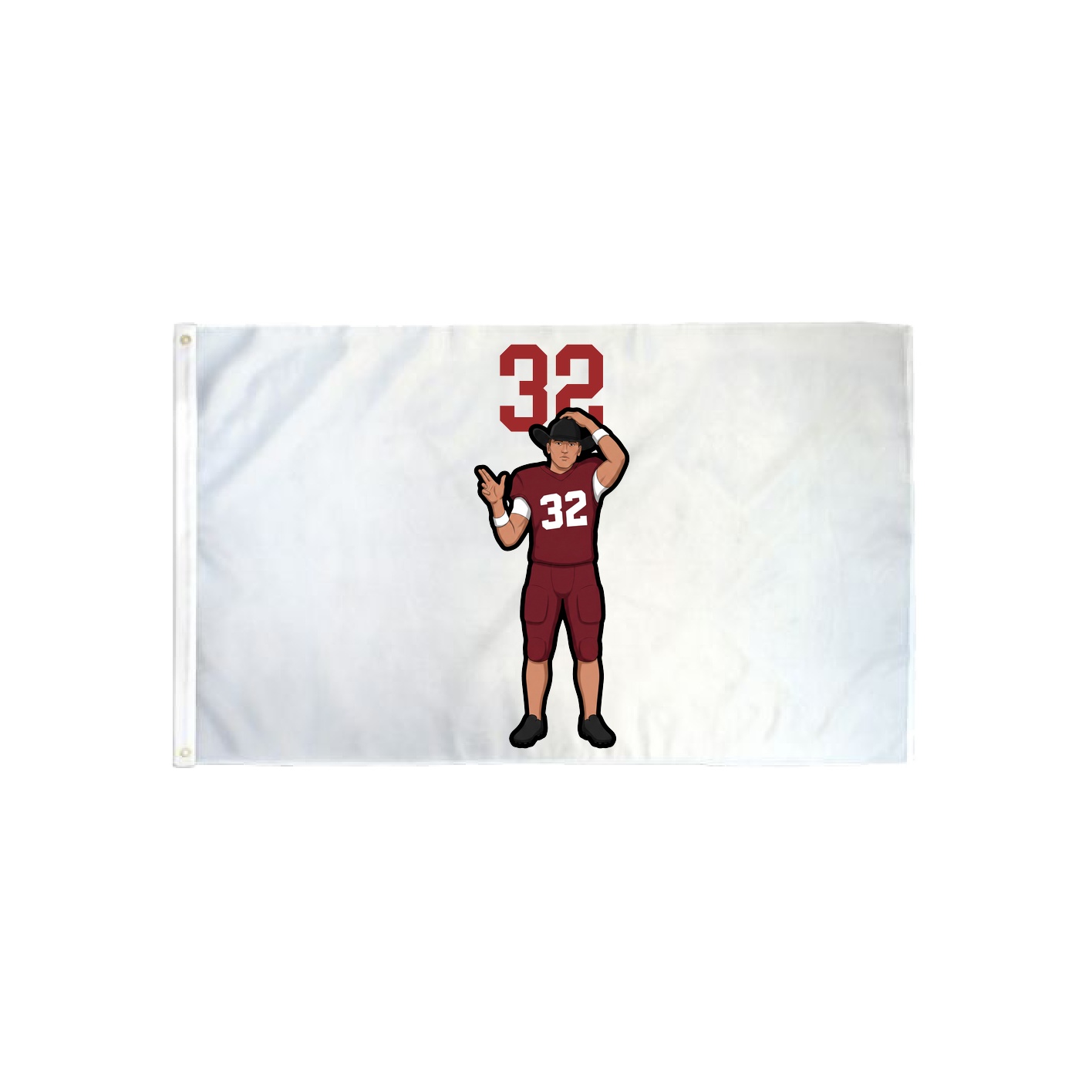 3x5 Flag — Number Top in Classic