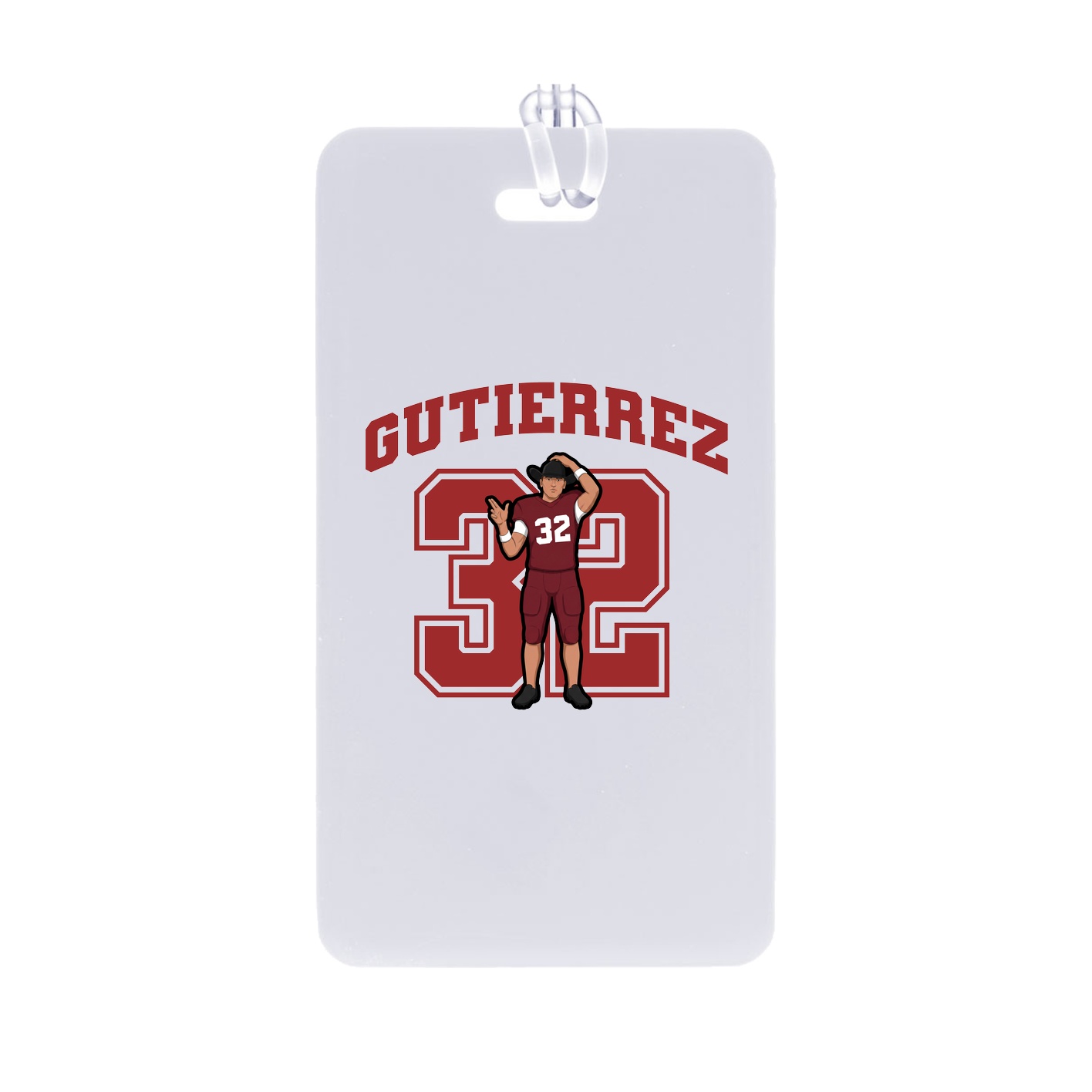Bag Tag — Number in Classic
