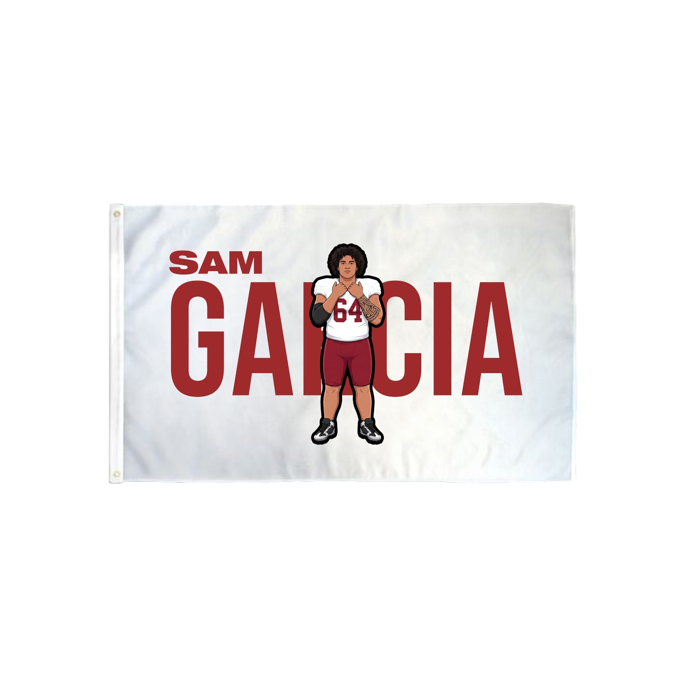 3x5 Flag — Player Name in Classic