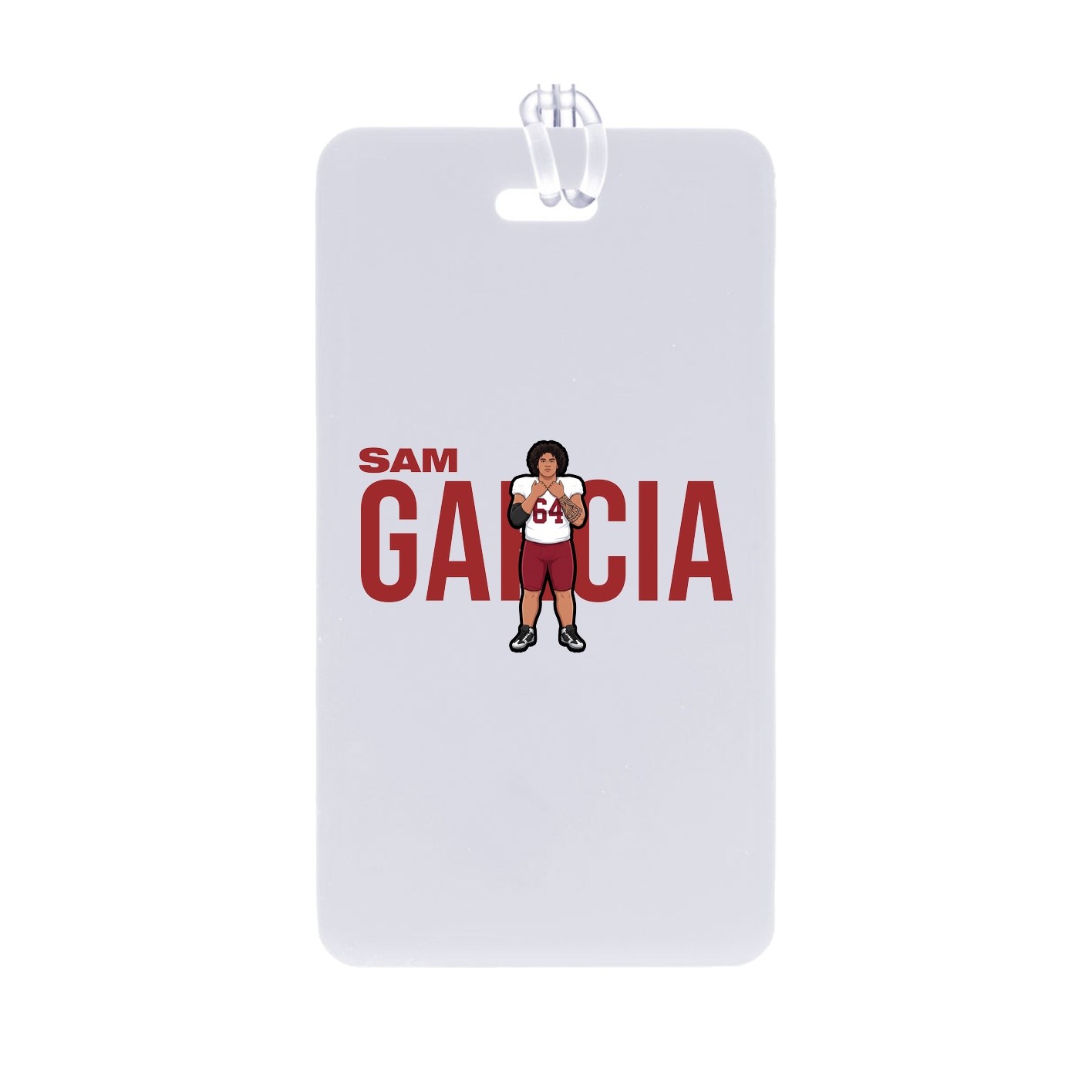 Bag Tag — Player Name in Classic