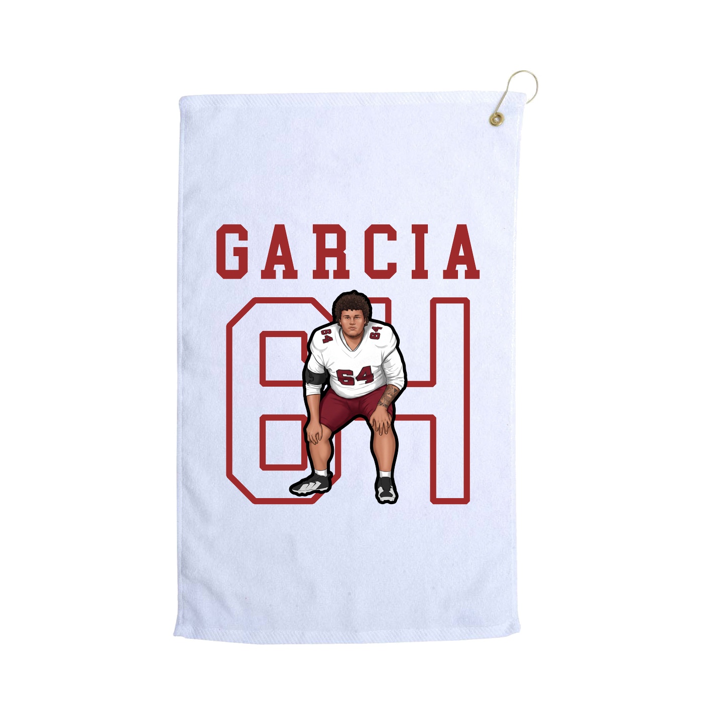 Golf Towel — Shirsey in White