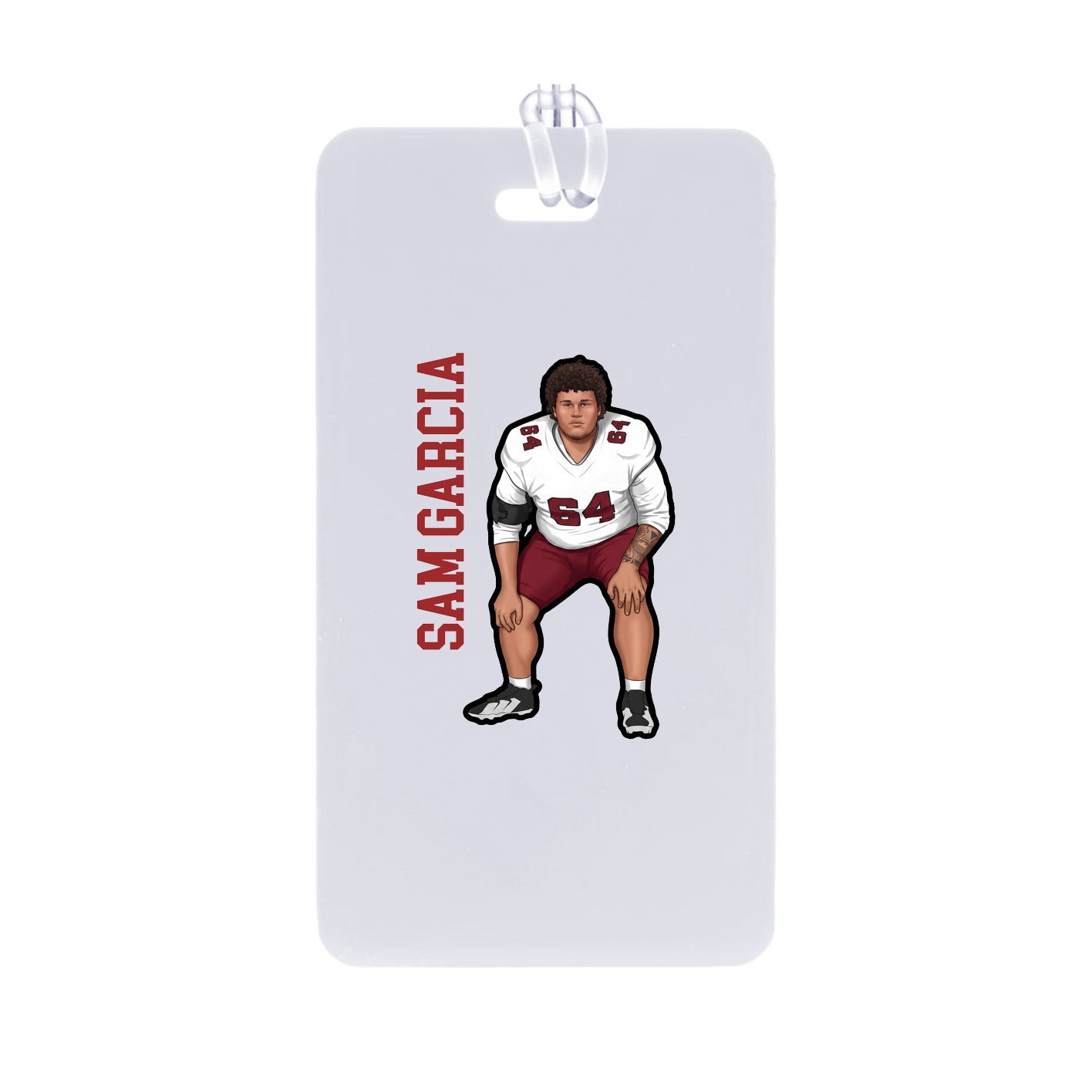 Bag Tag — Name Vertical in Classic