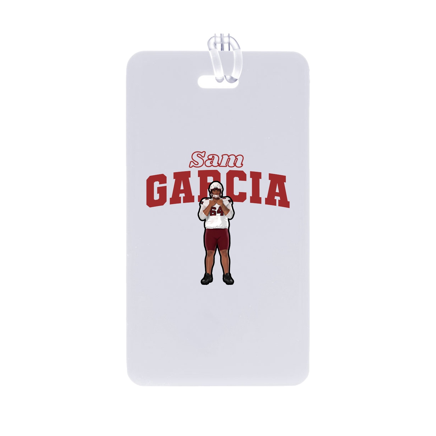 Bag Tag — Name Arch in Classic