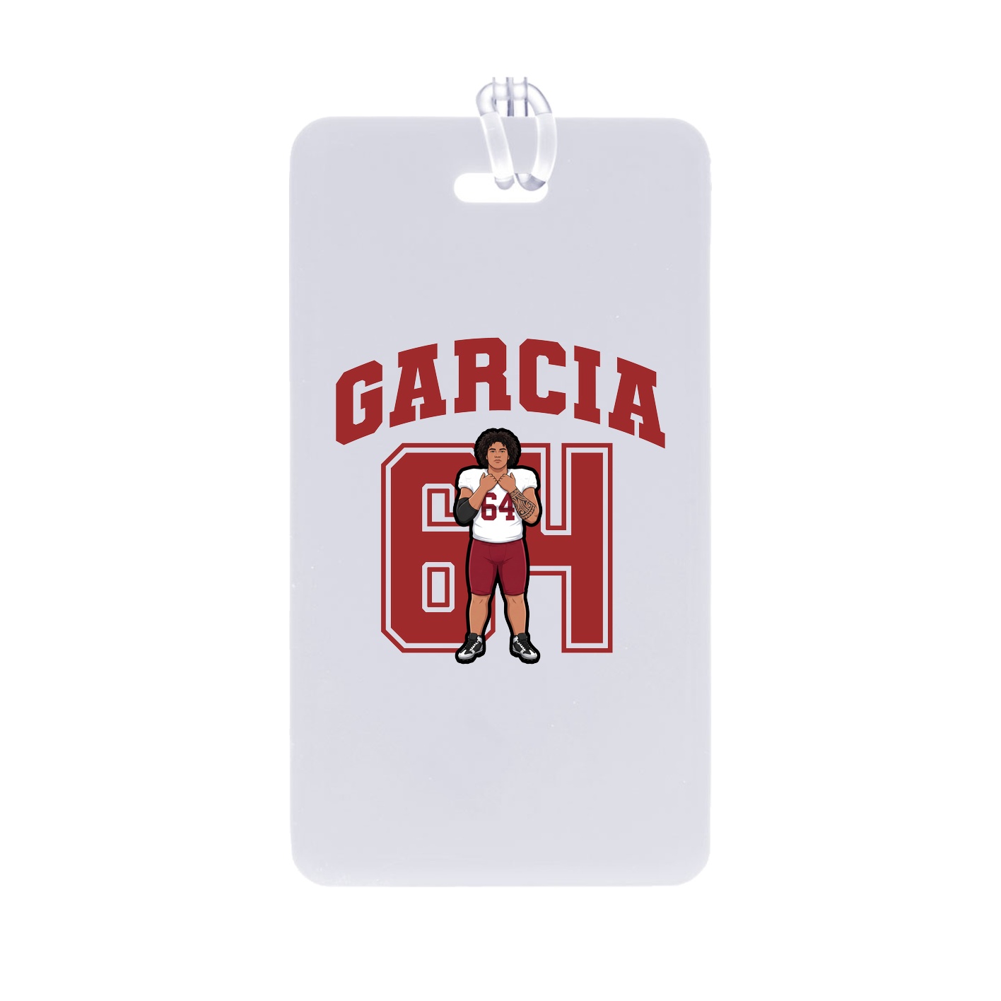 Bag Tag — Number in Classic