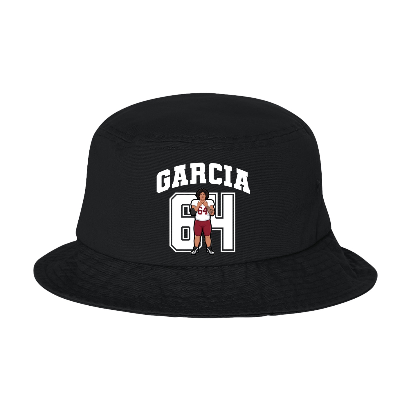Bucket Cap — Number in Black