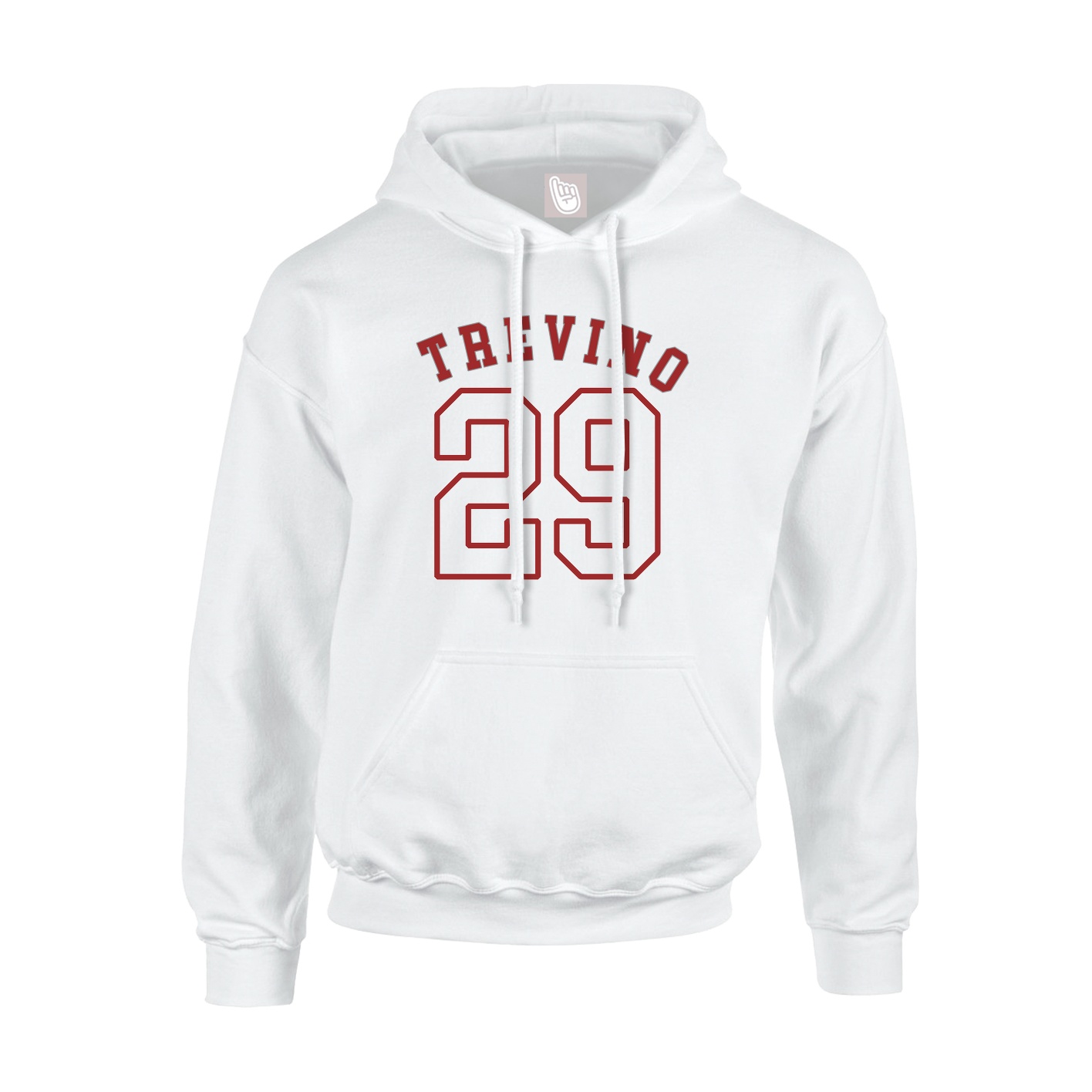Hoodie — Shirsey Arch in White