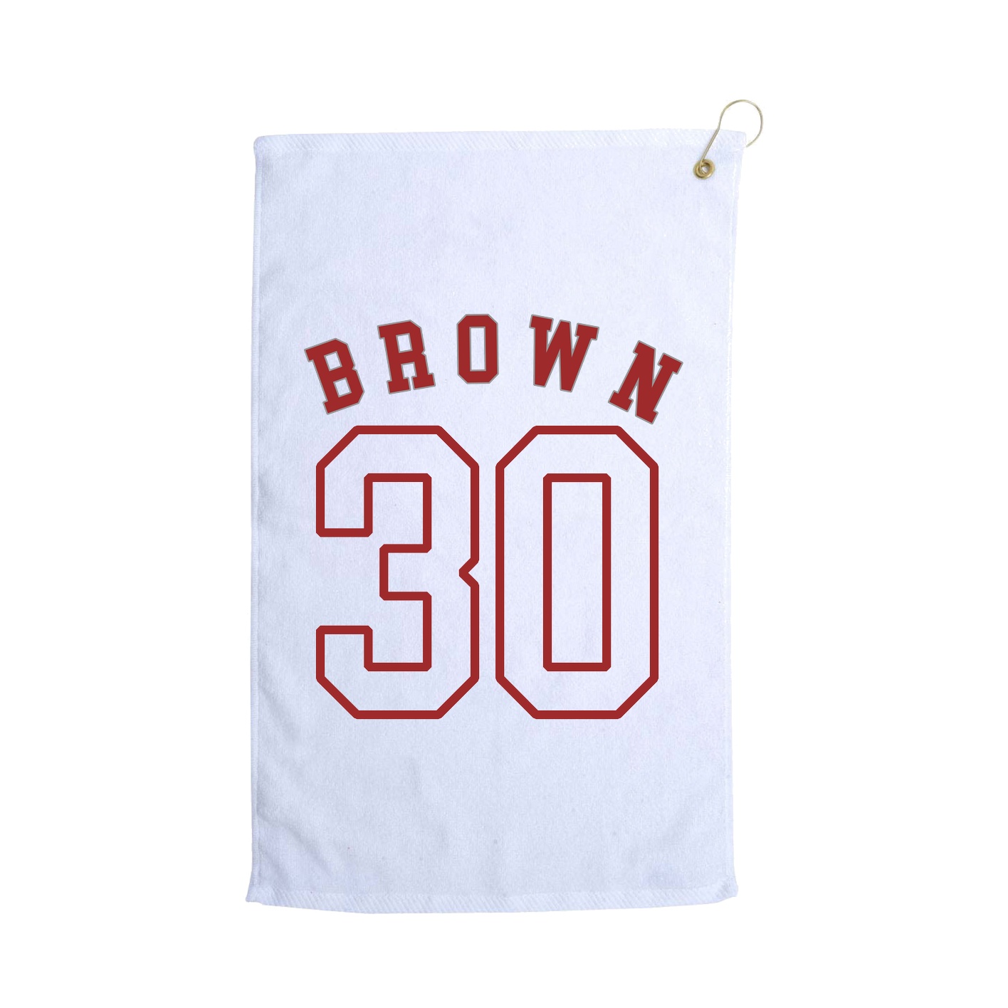 Golf Towel — Shirsey Arch in White