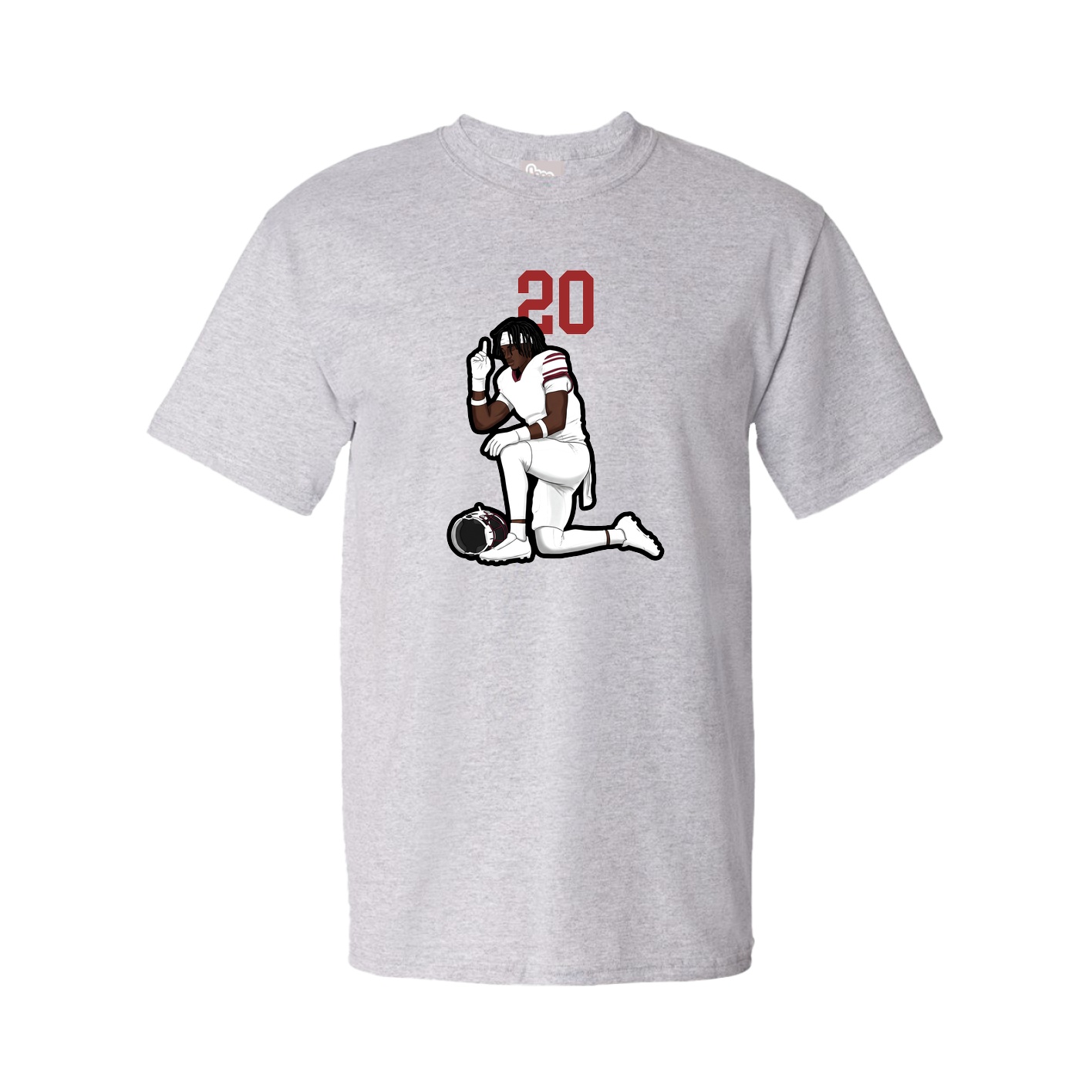Tee — Number Top in Grey