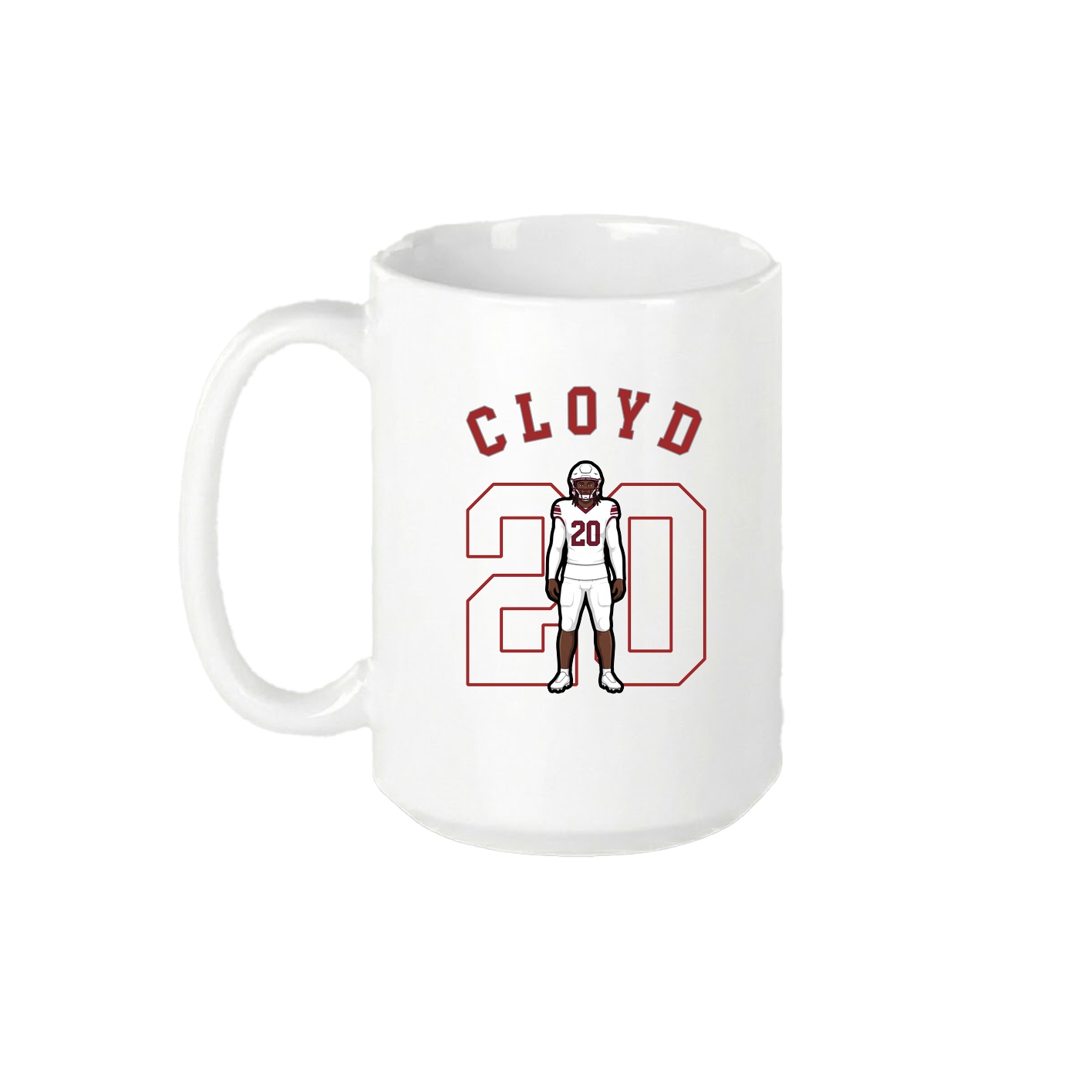 15oz Coffee Mug — Shirsey Arch in White
