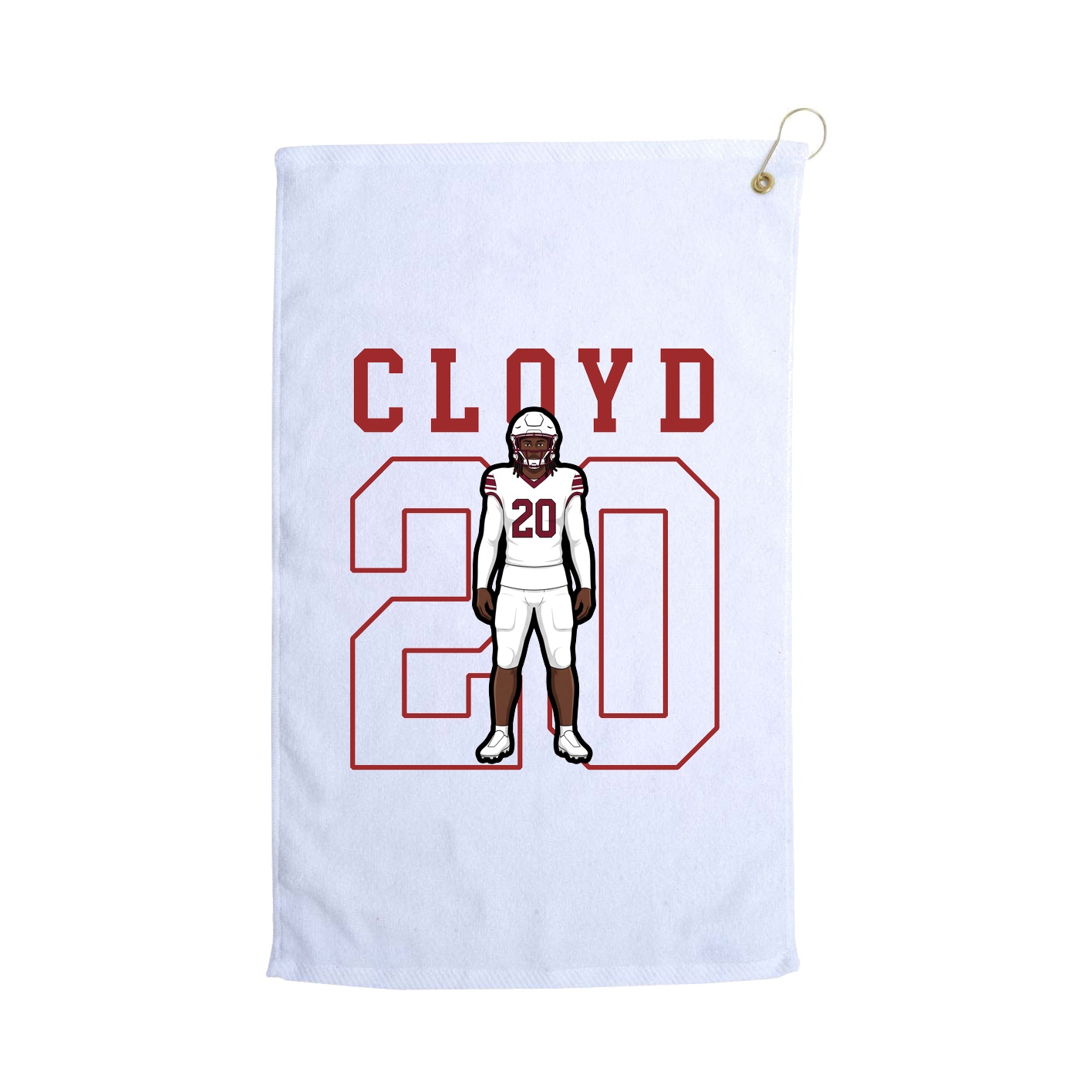 Golf Towel — Shirsey in White