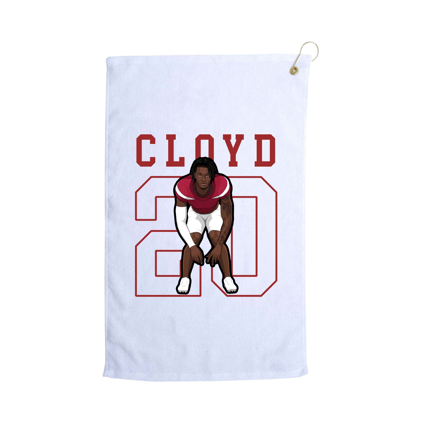 Golf Towel — Shirsey in White