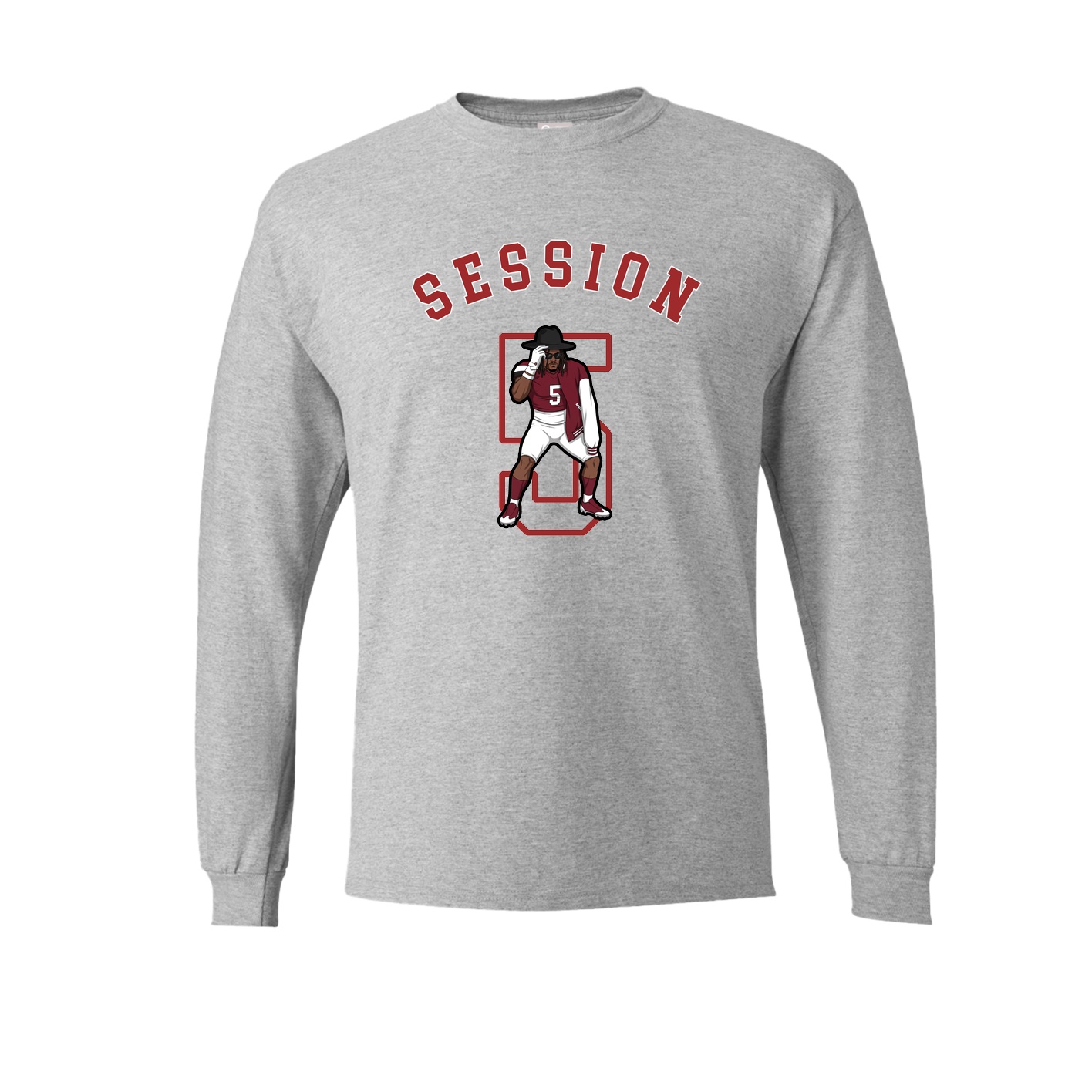 Long Sleeve Tee — Shirsey Arch in Grey