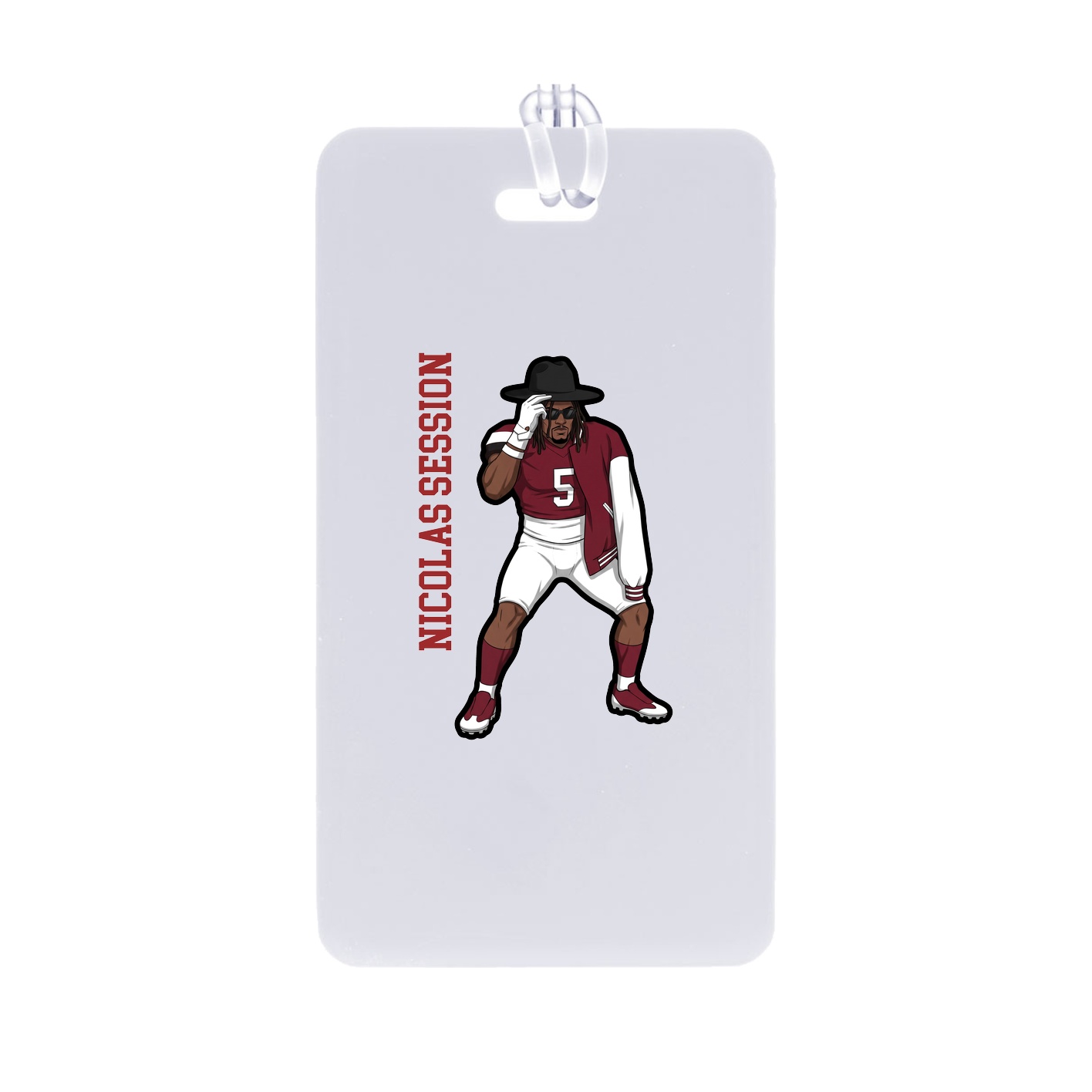 Bag Tag — Name Vertical in Classic