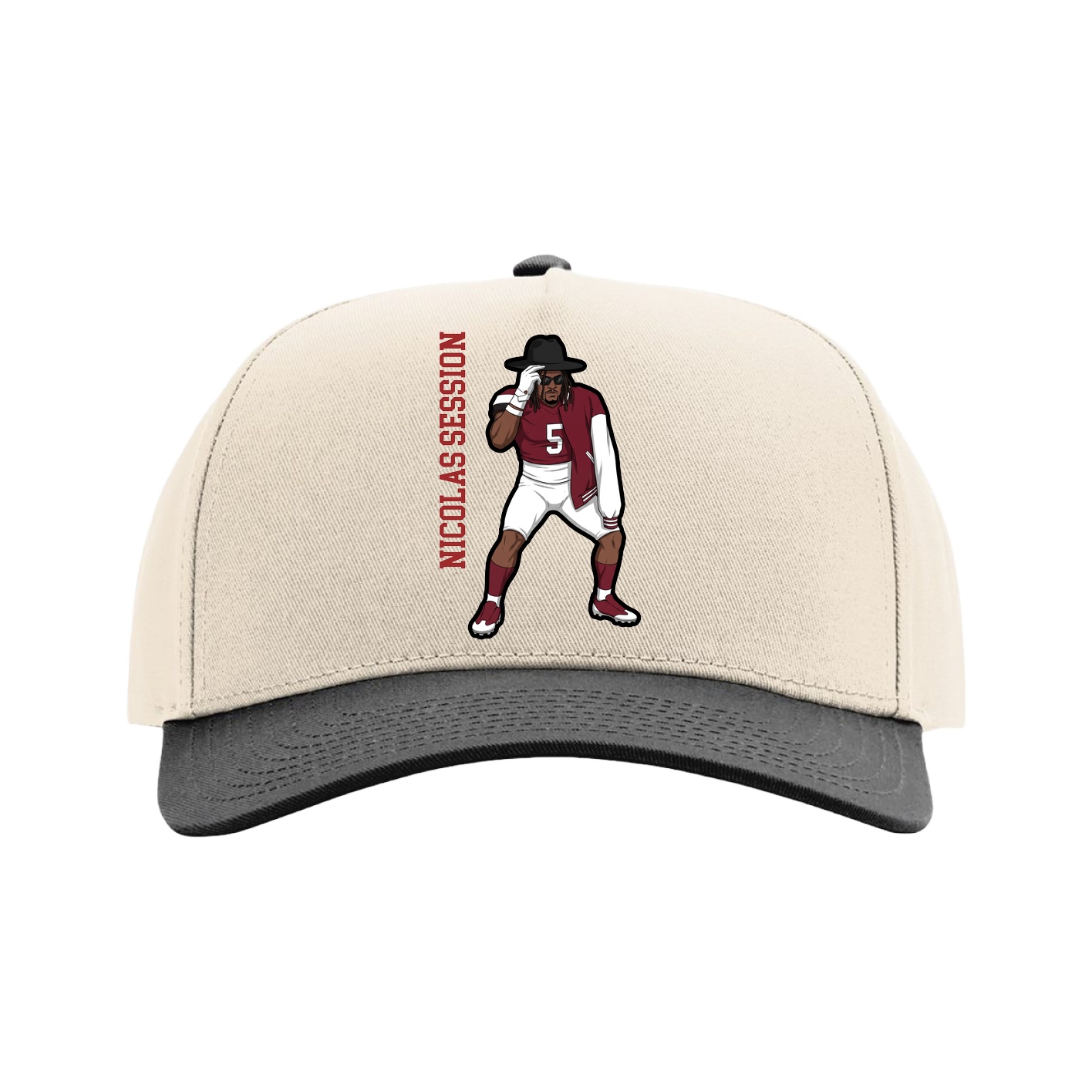 Full Fabric Five-Panel Champ Cap