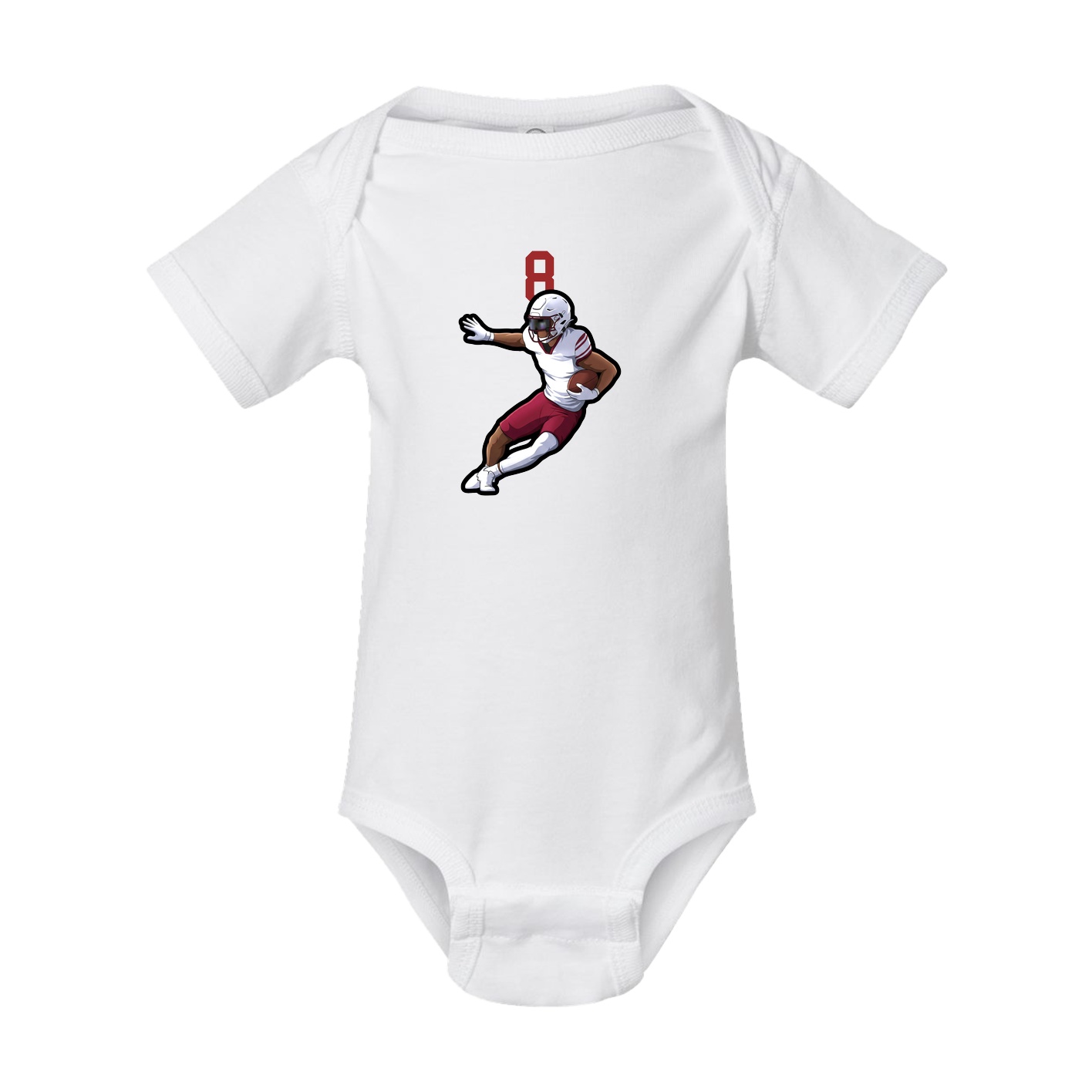 Baby Onesie — Number Top in White