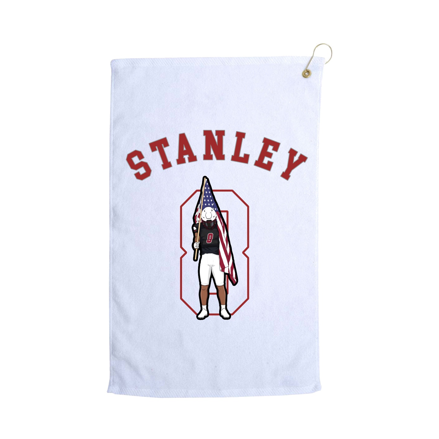 Golf Towel — Shirsey Arch in White
