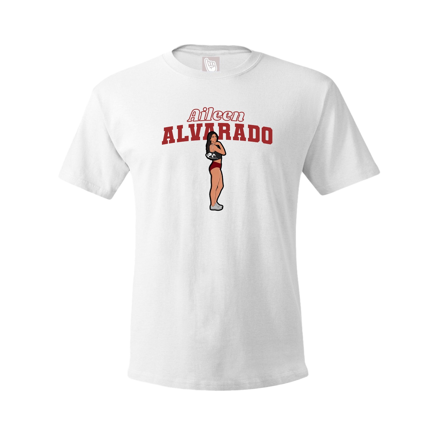 Tee — Name Arch in White