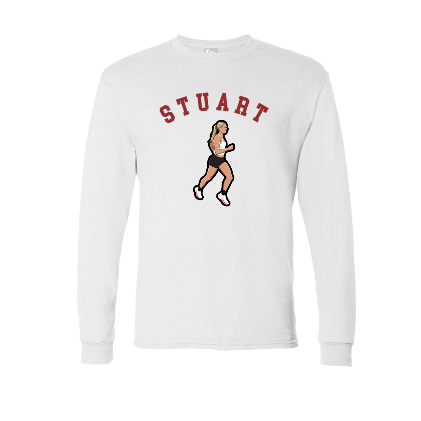 Long Sleeve Tee — Shirsey Arch in White