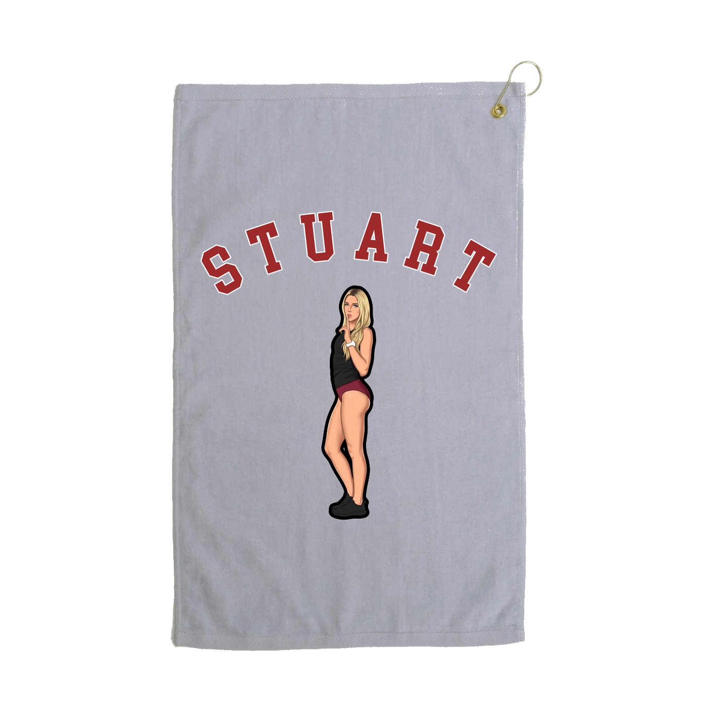 Golf Towel — Shirsey Arch in Grey