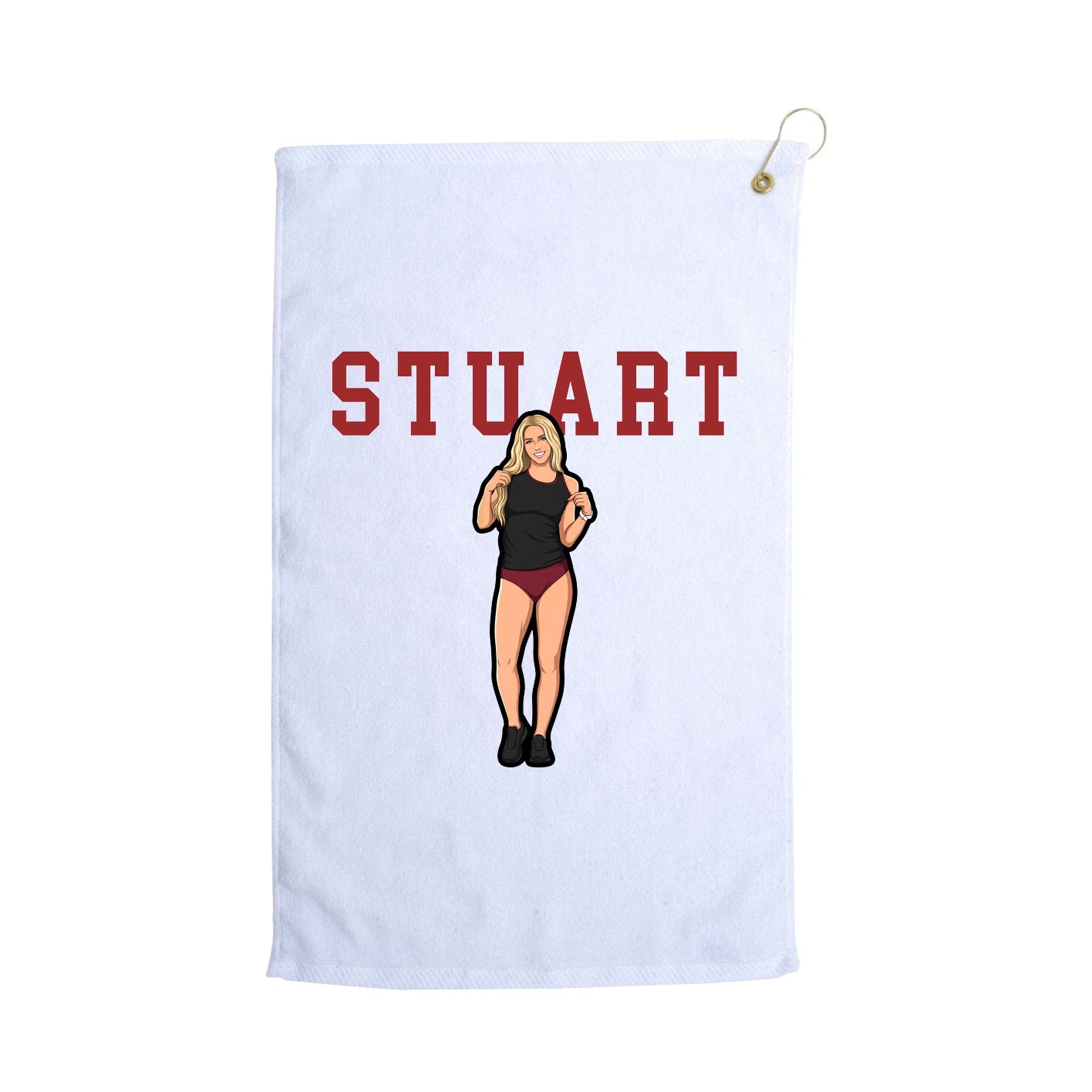 Golf Towel — Shirsey in White