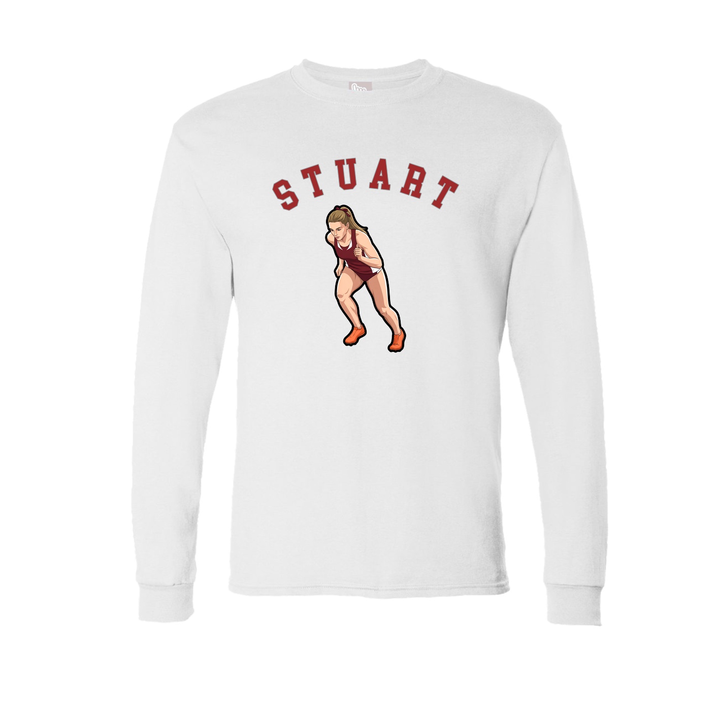 Long Sleeve Tee — Shirsey Arch in White