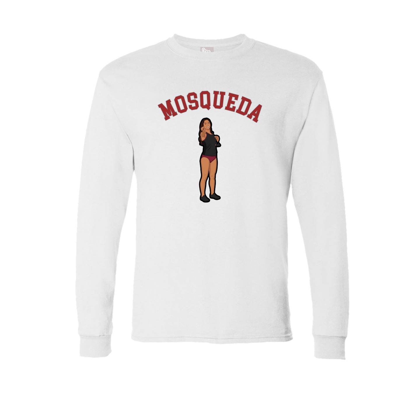 Long Sleeve Tee — Shirsey Arch in White