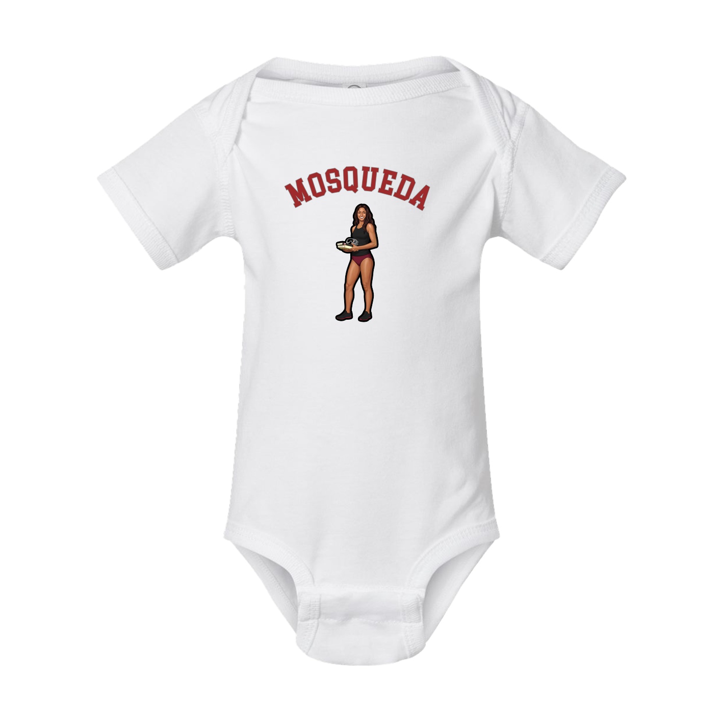 Baby Onesie — Shirsey Arch in White