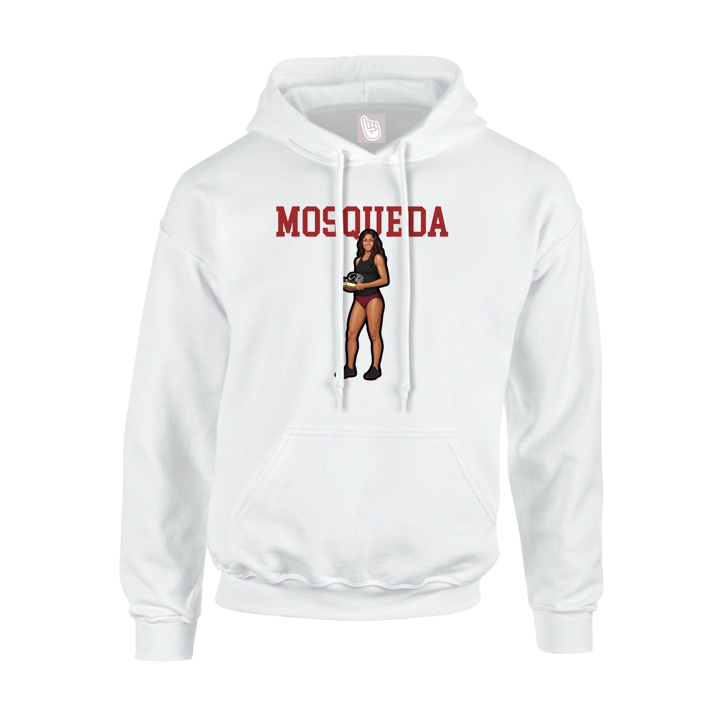 Hoodie — Shirsey in White