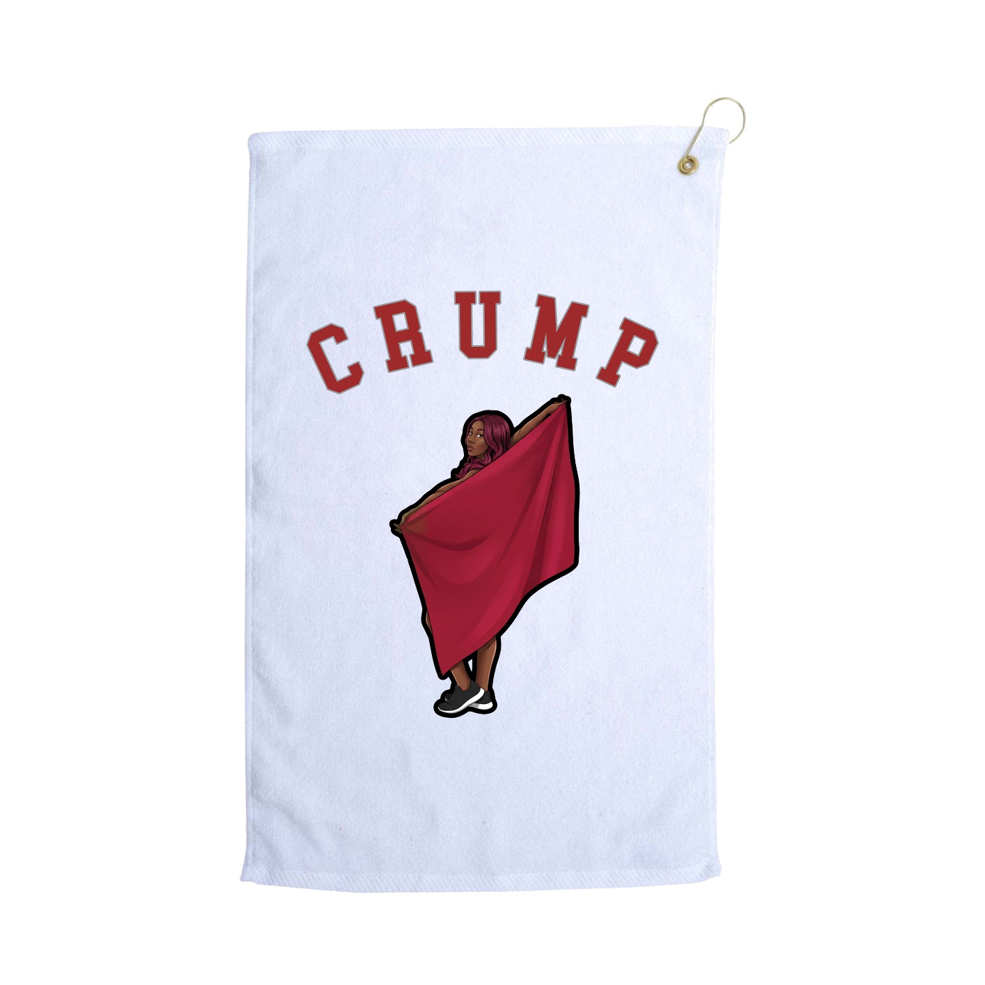 Golf Towel — Shirsey Arch in White