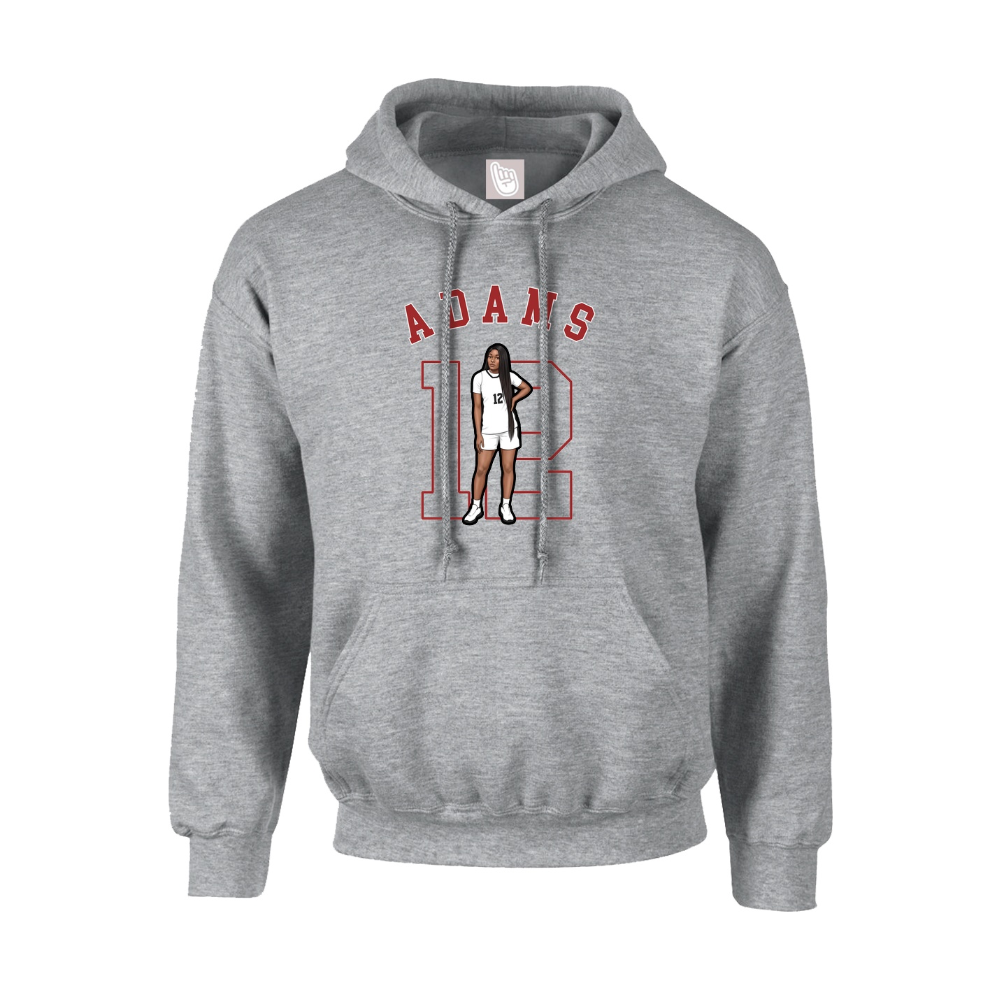 Youth Hoodie — Shirsey Arch in Grey