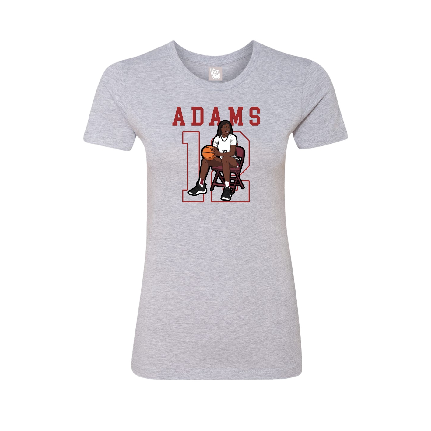 Fitted Women's Tee — Shirsey in Grey