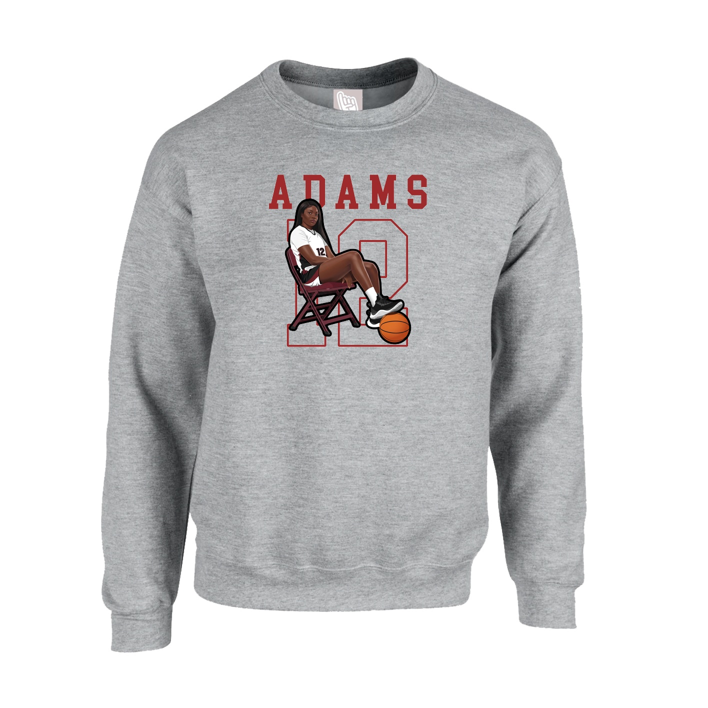Fleece Crew — Shirsey in Grey