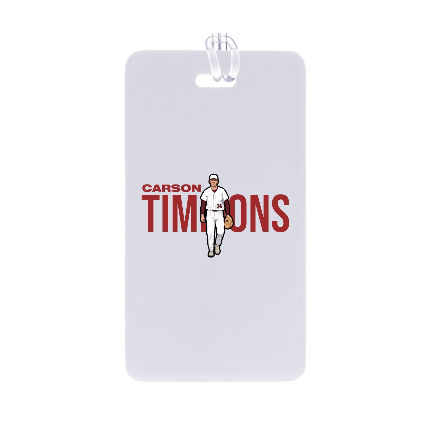 Bag Tag — Player Name in Classic