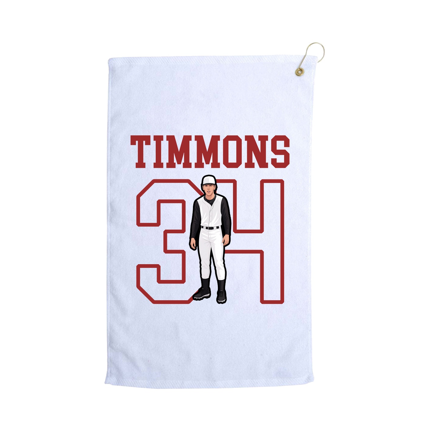 Golf Towel — Shirsey in White