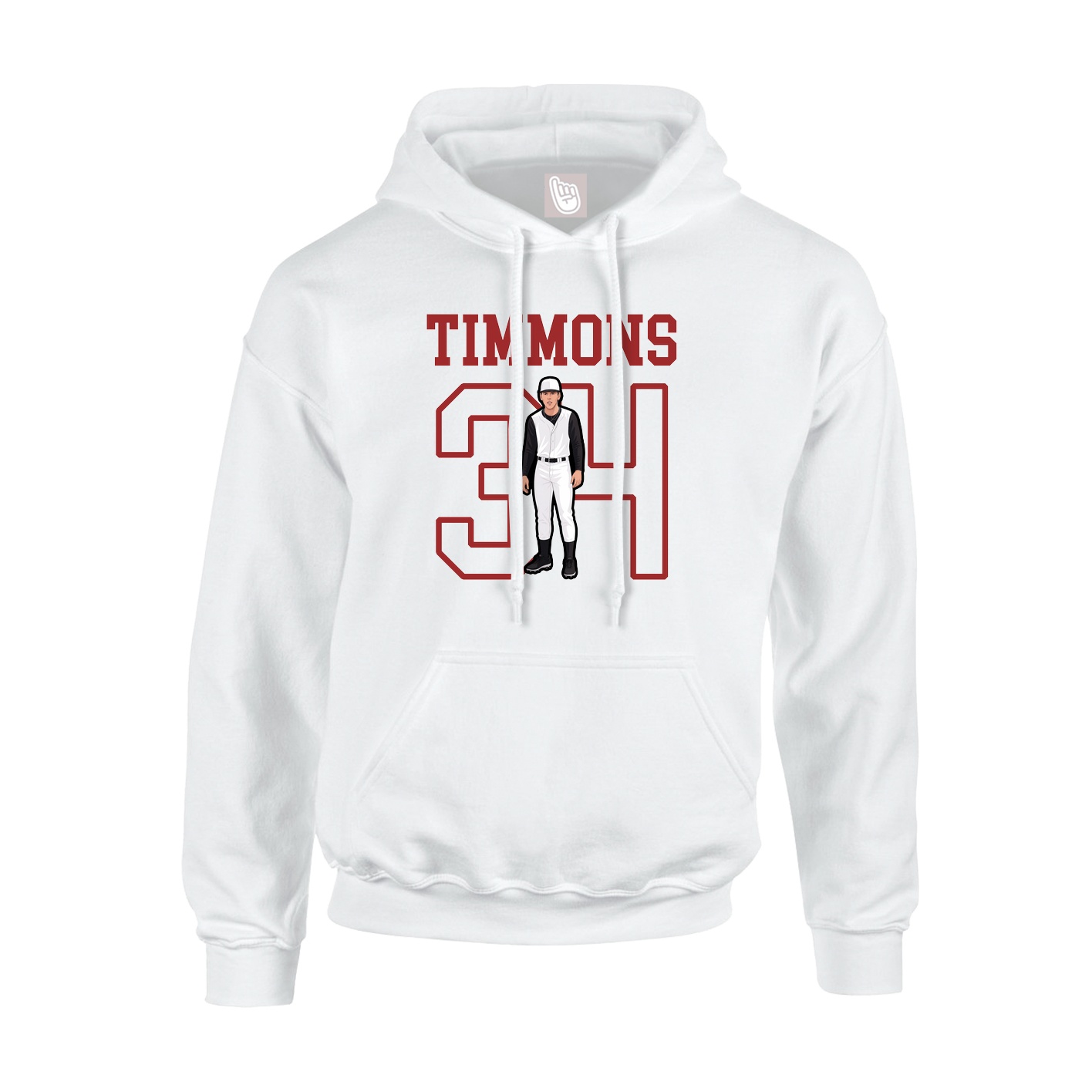 Hoodie — Shirsey in White
