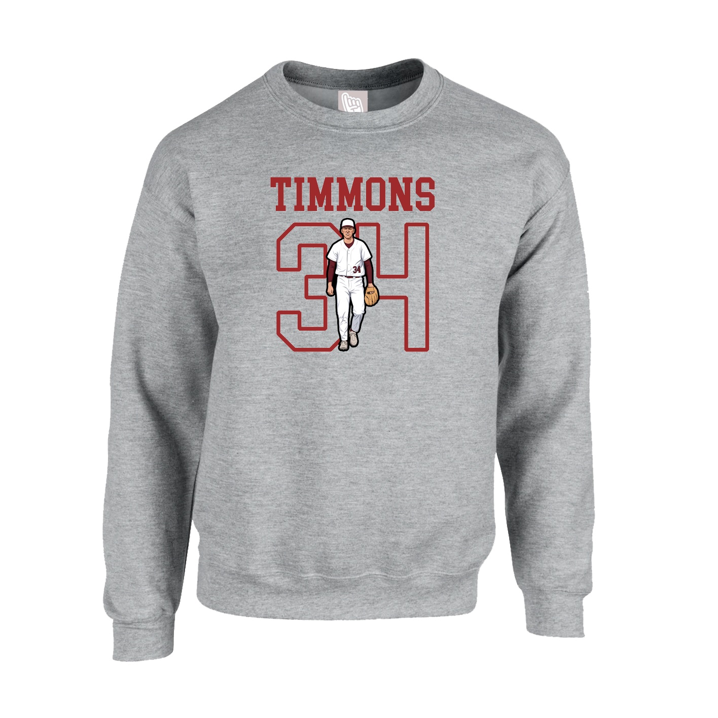 Fleece Crew — Shirsey in Grey