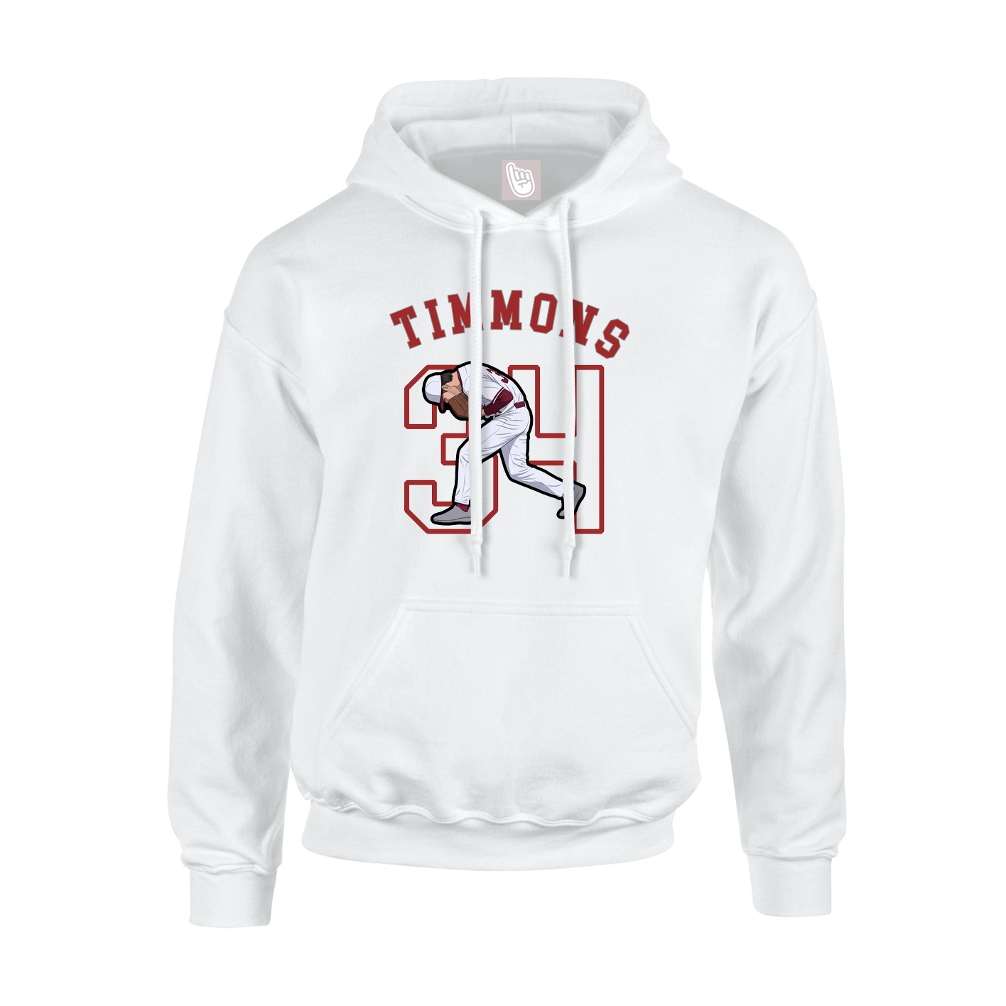Hoodie — Shirsey Arch in White