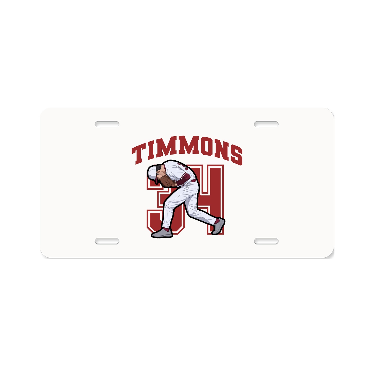 License Plate — Number in Classic