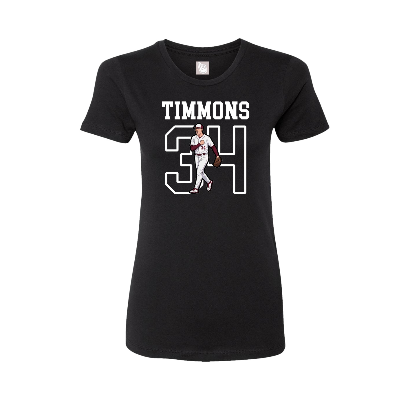 Fitted Women's Tee — Shirsey in Black