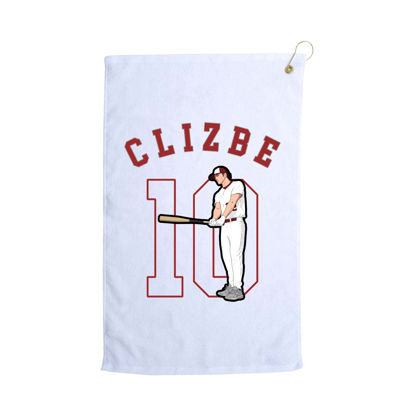 Golf Towel — Shirsey Arch in White