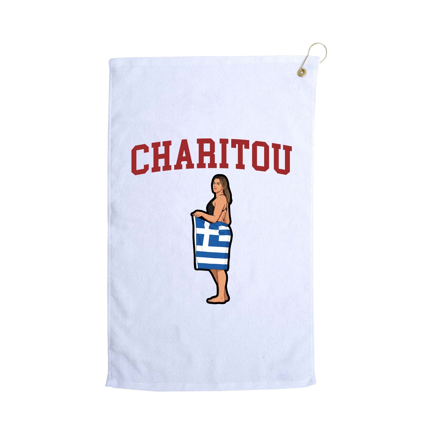 Golf Towel — Shirsey in White