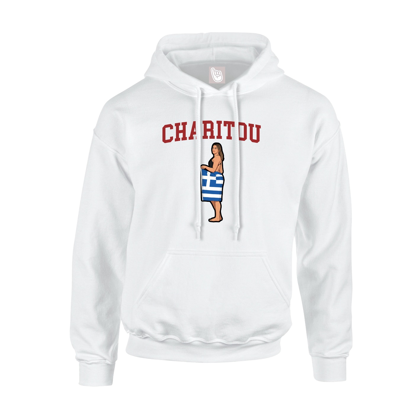 Hoodie — Shirsey in White